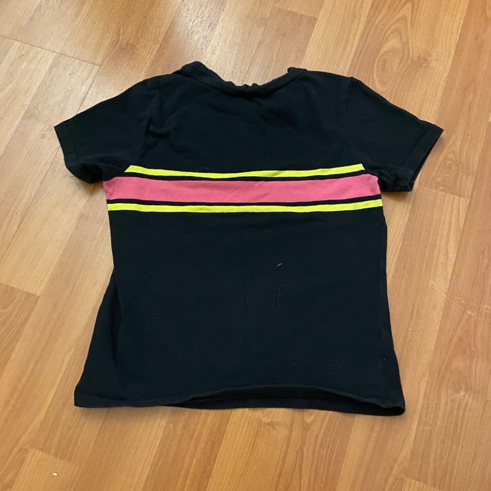 BLACK, PINK AND NEON SHIRT